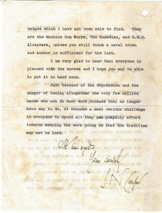 Letter Comper re shields Oct 25 1932 1