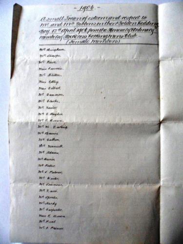Gibbons List 1906 4
